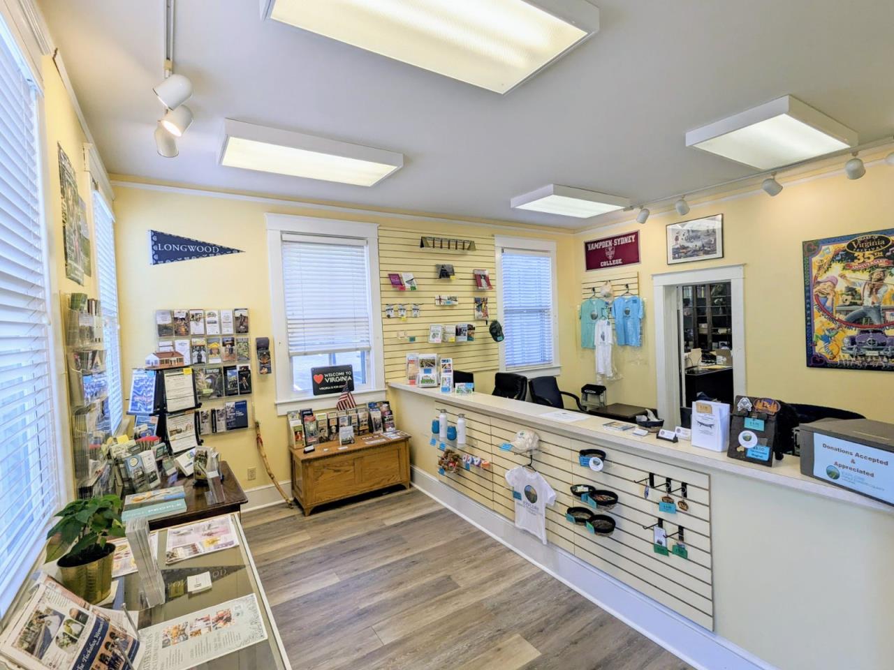 Inside of Visitor Center